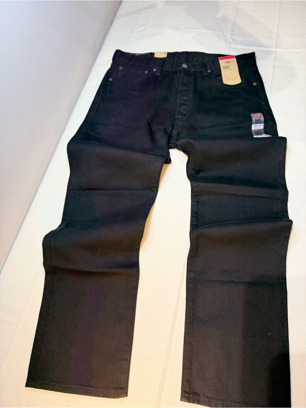 Levi's Black Straight Leg Men's Jeans